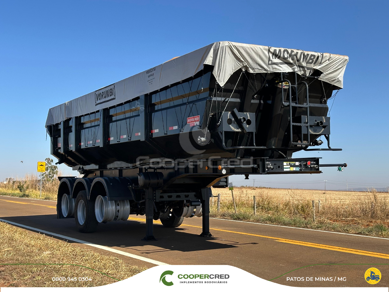 CARRETA SEMI-REBOQUE BASCULANTE Cooper Cred Implementos Rodoviários MG PATOS DE MINAS MINAS GERAIS MG